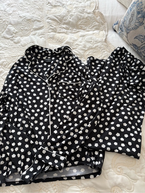 kate spade Other - Kate Spade Women’s Black & White Polka Dot Pajama Set